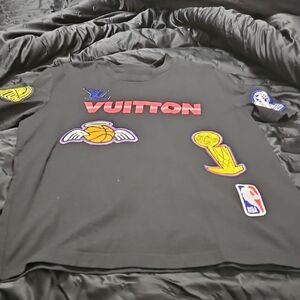 Louis Vuitton Black Graphic Tee